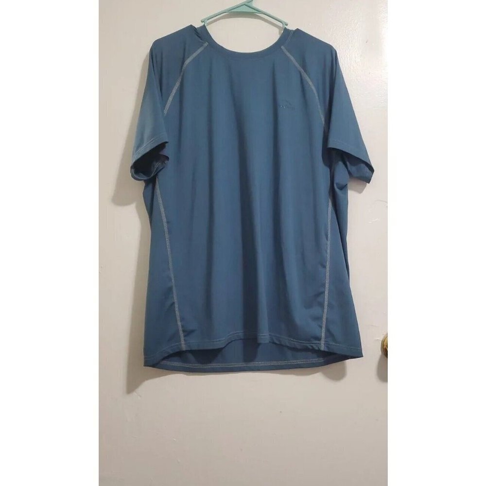 LL Bean Shirt Adult Mens XL Regular Blue Slightly Fitted